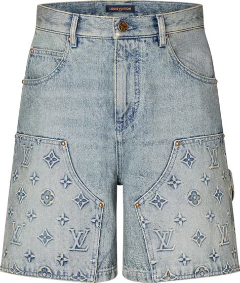 louis vuitton jean shorts